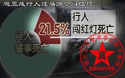 近五成行人过马路会闯红灯是真的——辨真伪网