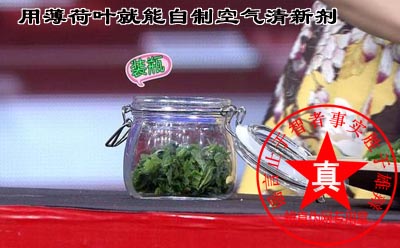 用薄荷叶就能自制空气清新剂是真的。这是一个非常清新的实验。我们用了很简单的薄荷叶和酒精就制作出来了空气清新剂——辨真伪网